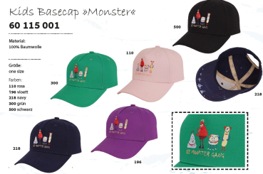Basecap Kids Monster